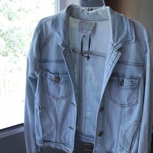 light wash jean jacket